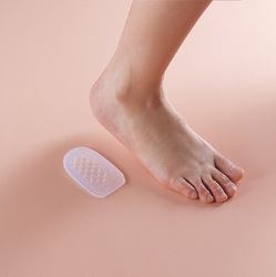 Makida Silicone Comfort Heel Cushion for Women, Transparent, Small