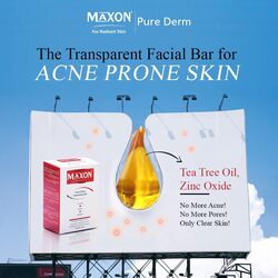 Max-on Pure Derm Cleansing Bar, 100gm