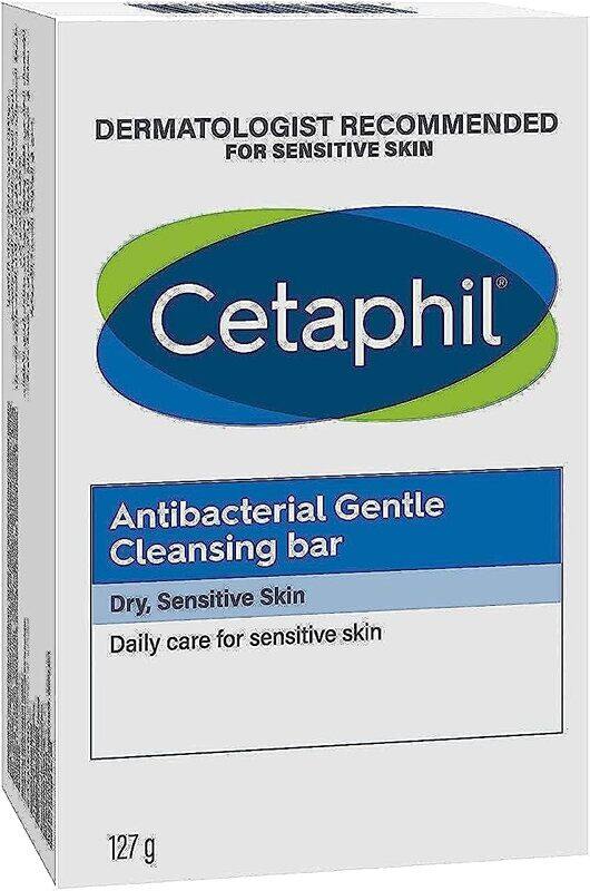 

Cetaphil Antibacterial Gentle Cleansing Bar, 127gm