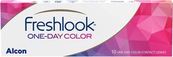 Freshlook One-Day Color Pack of 10 Contact Lenses Without Power, Blue