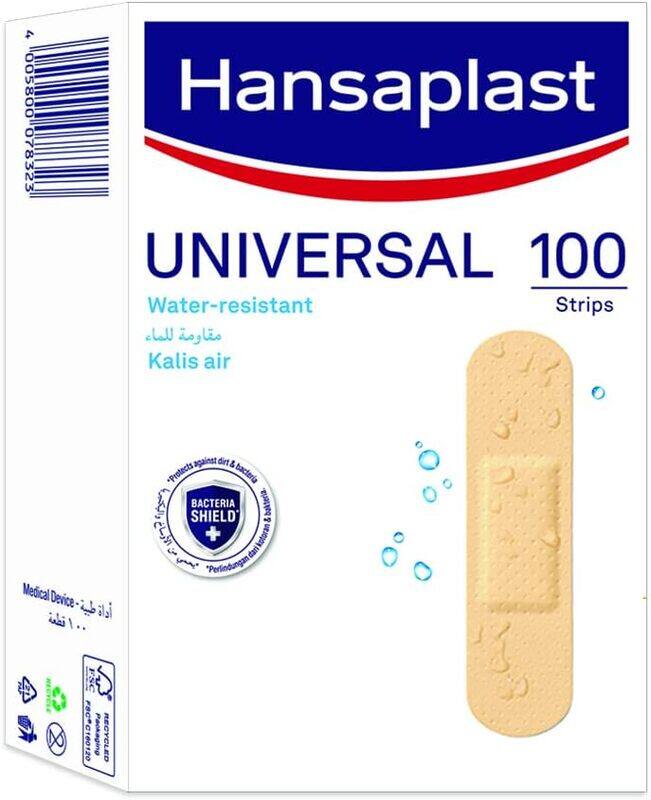 

Hansaplast Universal Water Resistant Bandages, 100 Strips