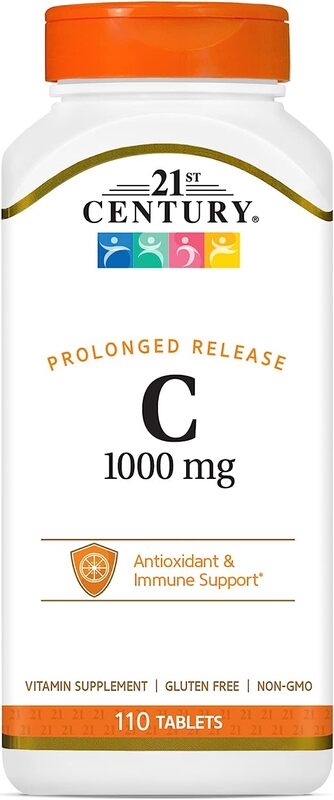 21St Century C Prolonged Release Caplets, 1000mg, 110 Capsules