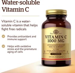 Solgar Vitamin C Dietary Supplement, 1000mg, 90 Tablets