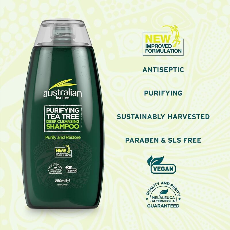 Australian Tea Tree Deep Cleansing Shampoo, 250ml