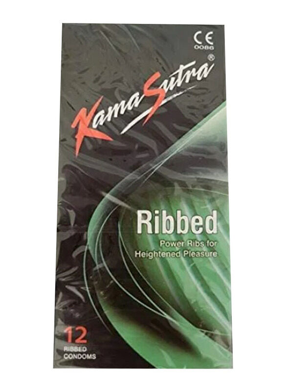 

Kamasutra Ribbed Condoms, 12 Pieces