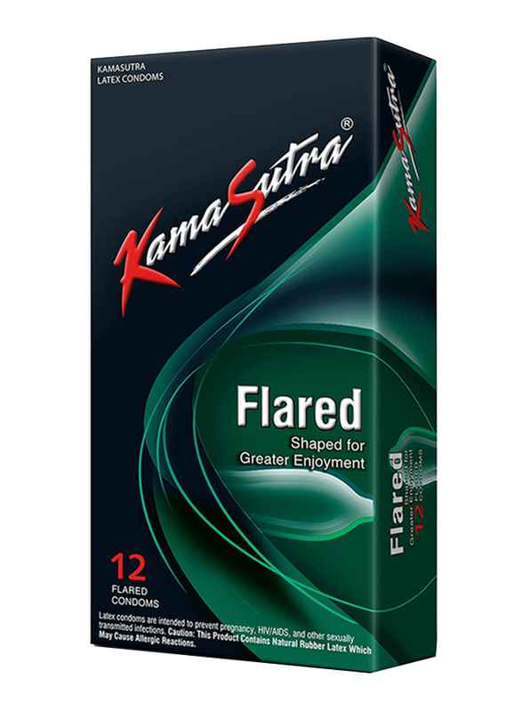 Kamasutra Flared Condoms, 12 Pieces