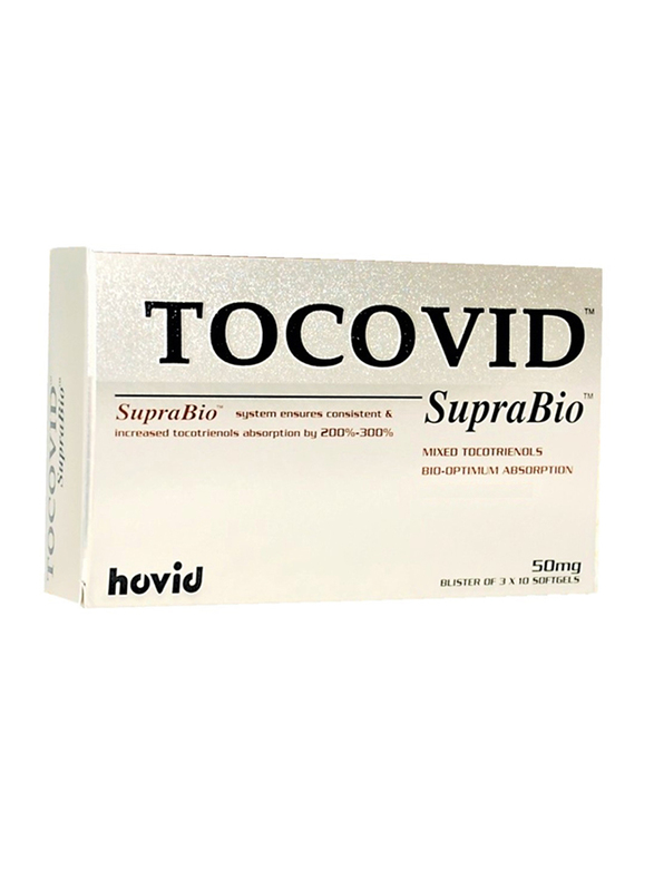 Hovid Tocovid Suprabio 50Mg Softgels, 30 Softgels