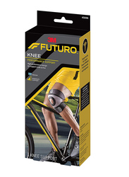 Futuro Sport Moisture Control Knee Support for Men, Black, Medium