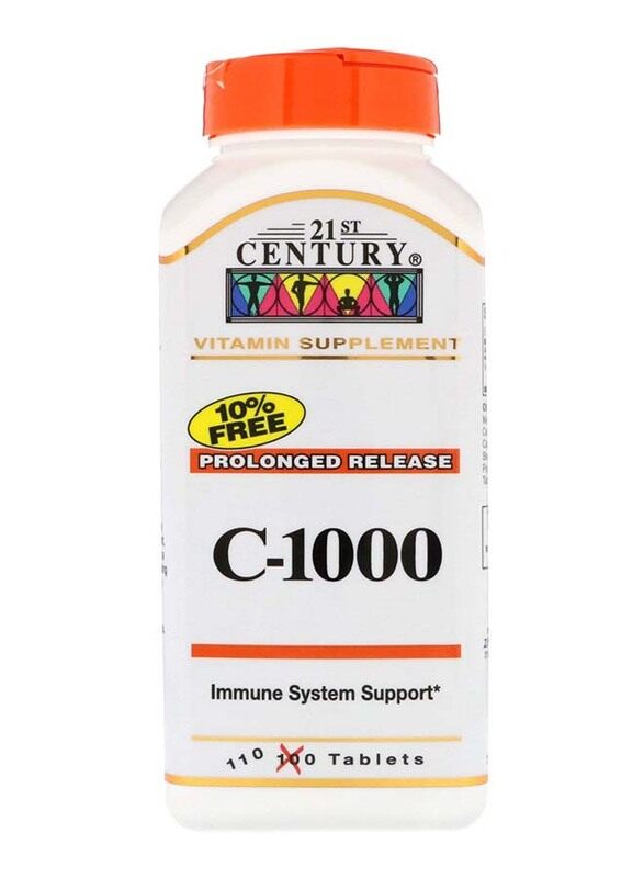 

21St Century C Prolonged Release Caplets, 1000mg, 110 Capsules