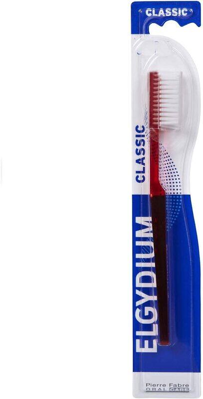 

Pierre Fabre Elgydium Classic Toothbrush, Assorted Colours, Medium, 1 Piece