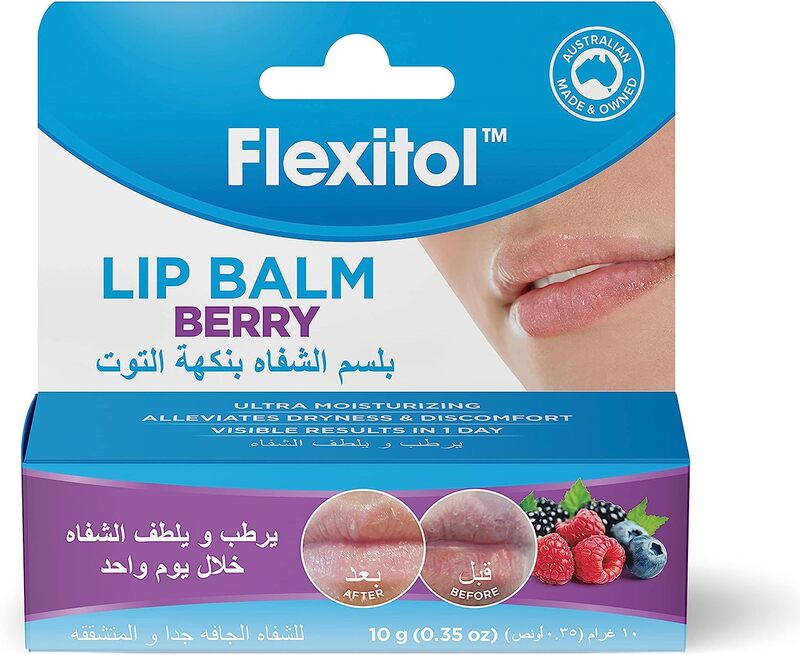 Flexitol Berry Lip Balm, 10gm