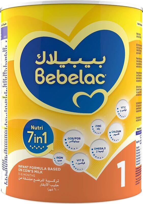 

Bebelac Nutri 7In1 Infant Milk Formula, 0-6 Months, 800g