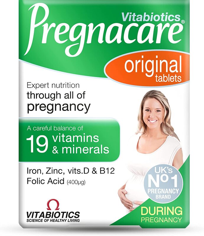 Vitabiotics Pregnacare Original Vitamins & Minerals During Pregnancy, 30 Tablets