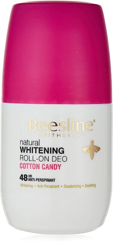 Beesline Whitening Roll On Deodorant Unisex Cotton Candy, 50ml