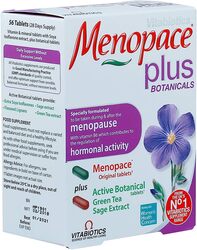 Vitabiotics Menopace Plus Botanicals, 56 Tablets