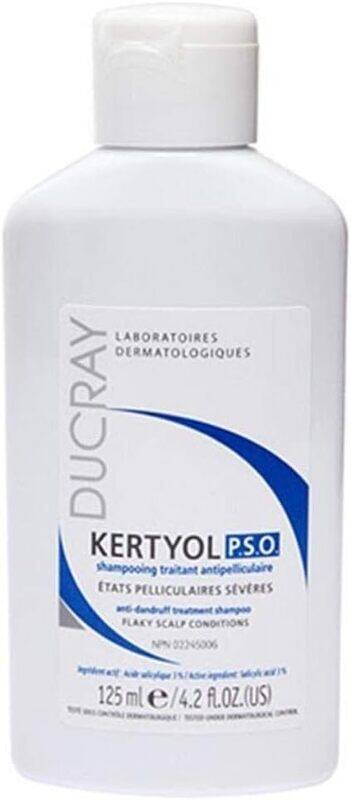 

Ducray Kertyol P.S.O. Shampoo for All Hair Types, 125ml