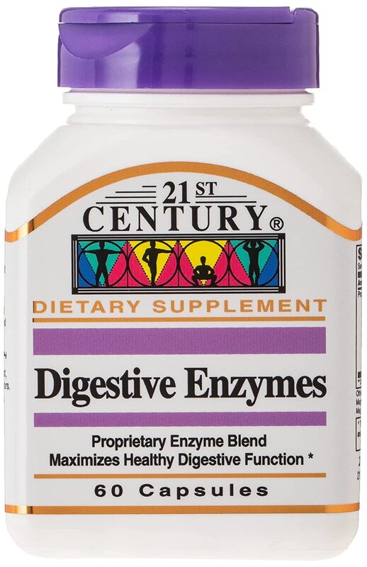 21St Century Digestive Enzyme Capsules, 60 Capsules