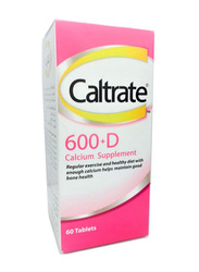 Caltrate Vitamin D Supplement, 600mg, 60 Tablets