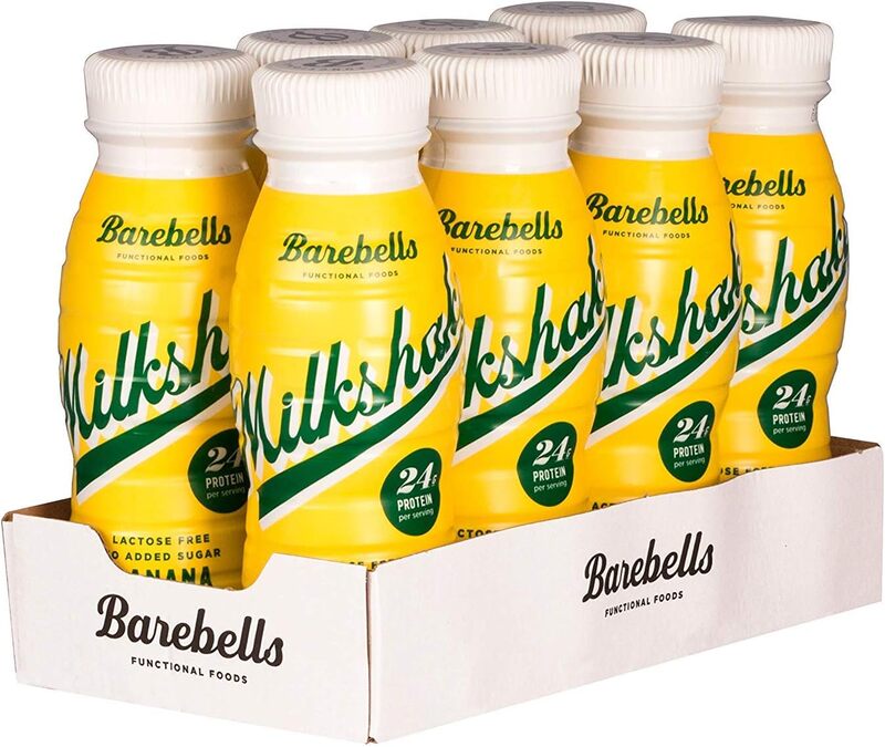 Barebells Protein Milkshake 8 x 330ml Bottle High Protein Shake, 24g, Banana