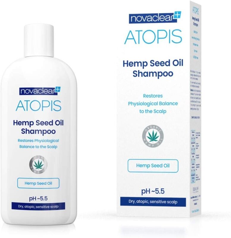 Novaclear Atopis Hemp Seed Oil Shampoo, 500ml