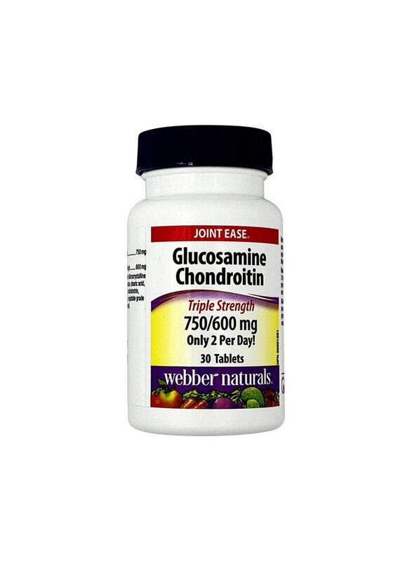 

Webber Naturals Webber Naturals Glucosamine 500 & Chondroitin, 400mg, 30 Tablets