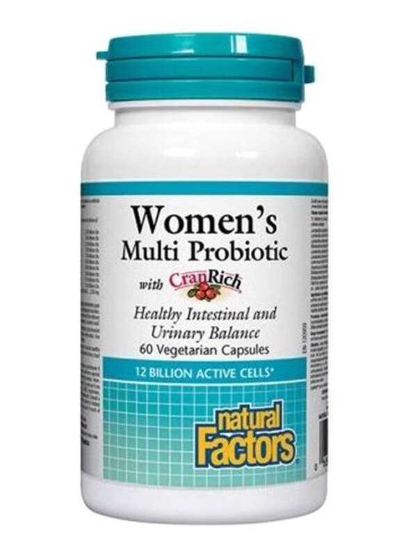 

Natural Factors Women's Multi Probiotic, 60 Capsules