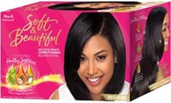 Soft & Beautiful Regular No-Lye Ultimate Conditioning Relaxer System Kit, Set