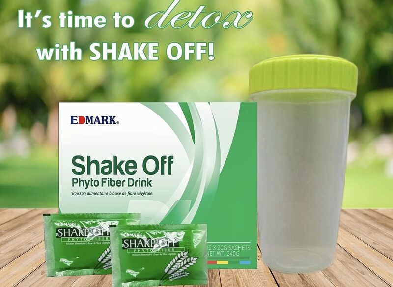 EDMARK Sugar Free Shake Off Phyto Fiber Drink, 12 Sachets