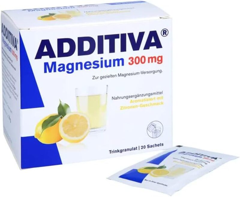 Additiva Magnesium Supplement, 300mg, 20 Sachets