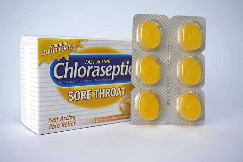 Chloraseptic Honey Lemon Lozenges, 18 Lozenges