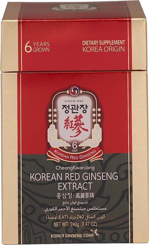 Cheong Kwan Jang World No.1 Korean Red Ginseng Extract 100% For Extra Strength, 240gm