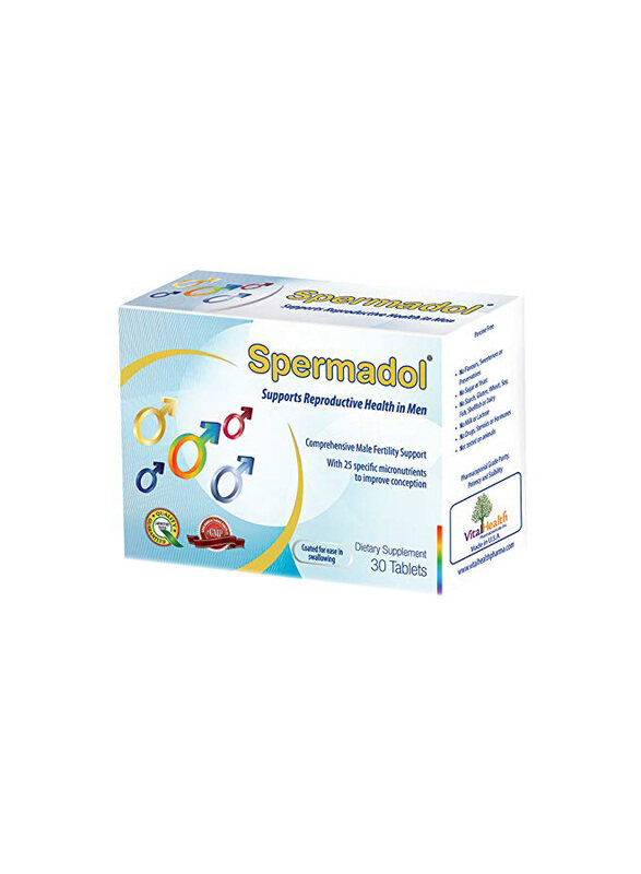 

Vital Health Spermadol Tablets Dietary Supplement, 30 Tablets