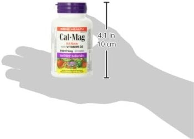 Webber Naturals Cal Mag 2:1 with D, 90 Serving