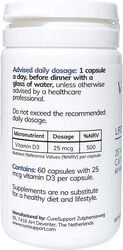 Curesupport Vitrunova Vitamin D3 Liposomal Supplement, 60 Vega Capsules