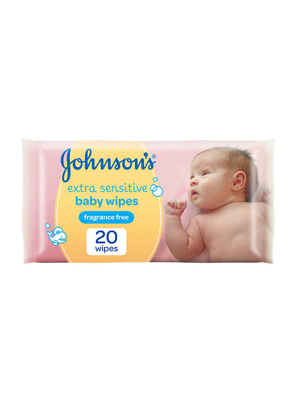 

Johnson & Johnson Johnson’S Baby Wipes Extra Sensitive, 20 Sheets