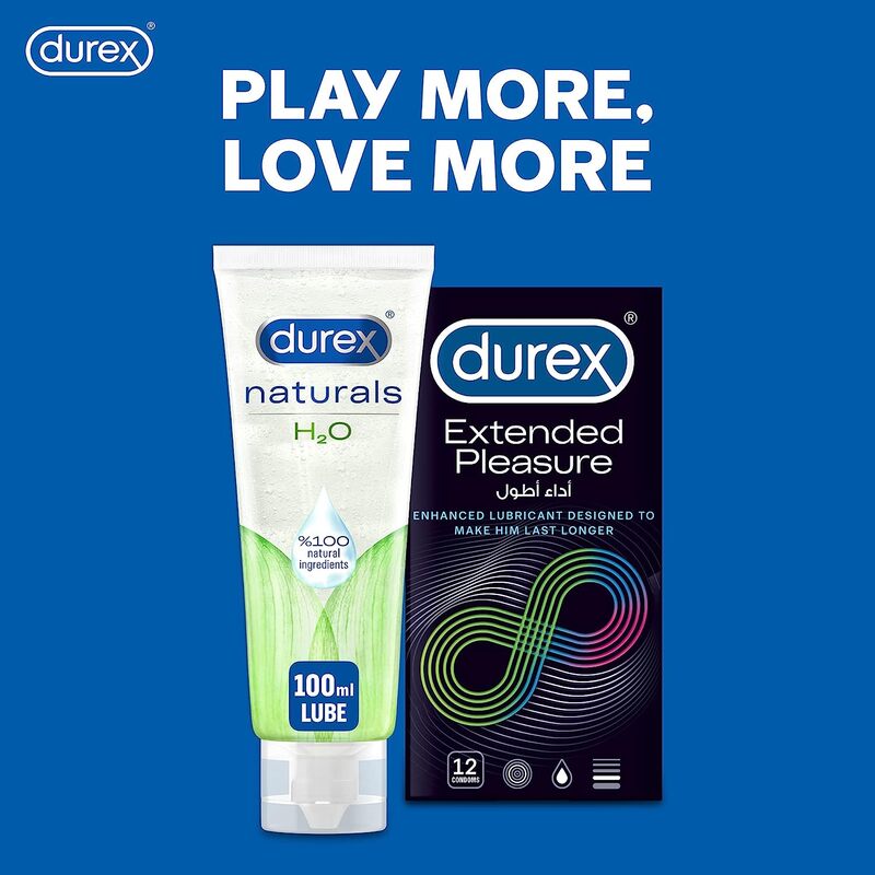 Durex Naturals Intimate Lube with 100% Natural Ingredients, 100ml