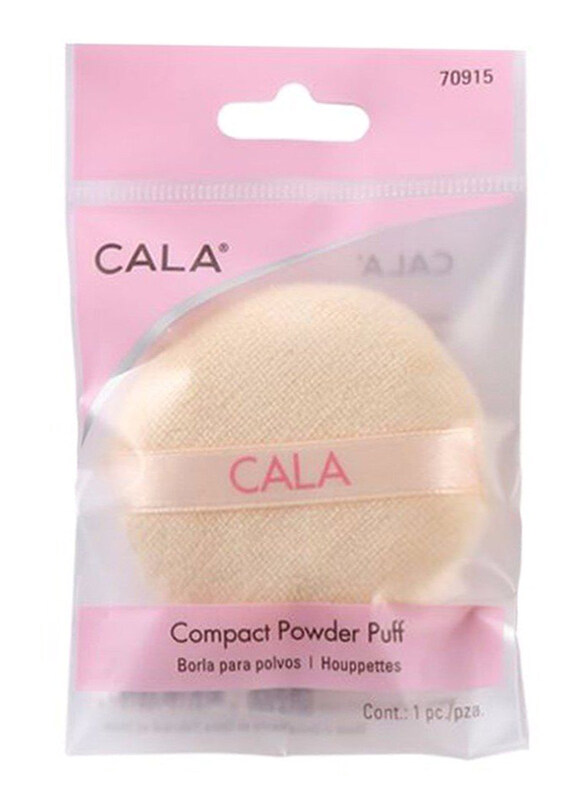 

Cala 70915 Compact Powder Puff, Beige