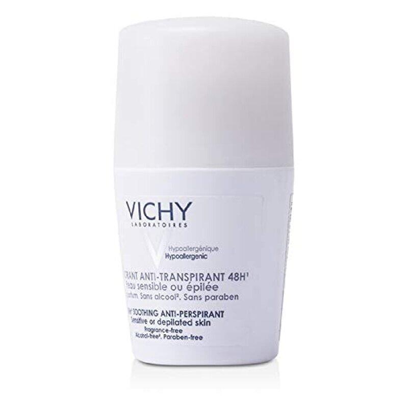 

Vichy 48Hr Soothing Anti-Perspirant Roll-On for Sensitive/Depilated Skin, 50ml