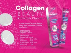 Activlab Collagen Beauty Effervescent No Sugar Tablet, 20 Pieces