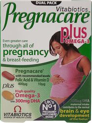 Vitabiotics Pregnacare Plus Omega 3 Tablets, 56 Tablets