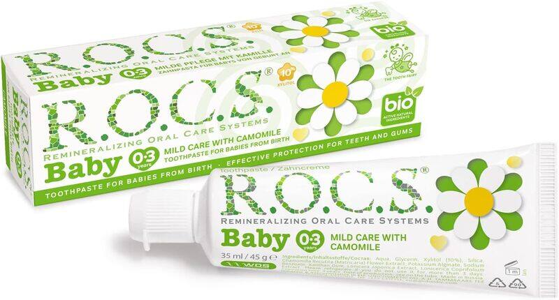 

Rocs 45gm Baby Mild Care with Camomile Toothpaste