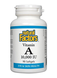 Natural Factors Vitamin A 10000 IU, 90 Capsules