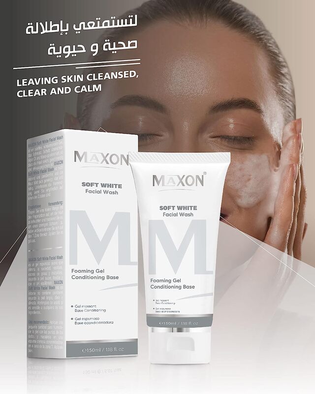 MaXon Soft White Facial Wash, 150ml