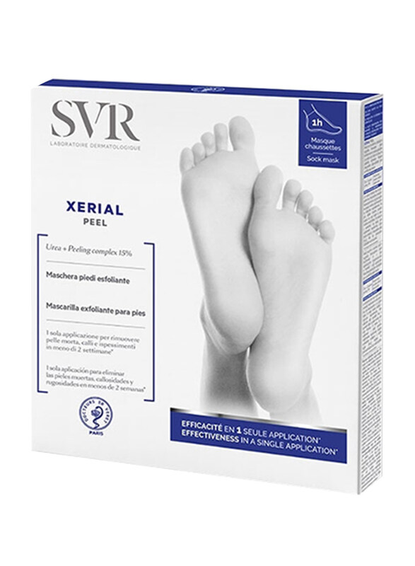 

Svr Laboratoire Dermatologique Xerial Peel Exfoliating Foot Mask, 1 Pair