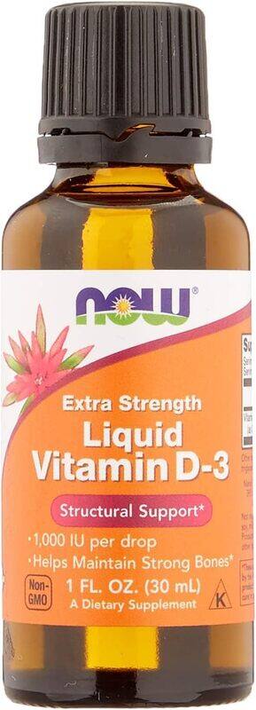 

Now Foods Vitamin D 3 Liquid, Extra Strength 1 Fl. Oz