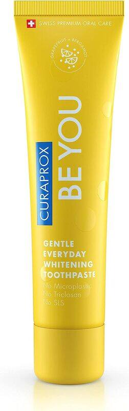 

Curaprox Be You Grapefruit + Bergamot Toothpaste, 60ml, Yellow