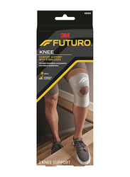 Futuro Comfort 46163 Stabilizing Knee Support for Men, Grey, Small