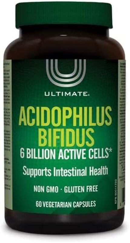 Ultimate Acidophilus Bifidus, 60 Capsules