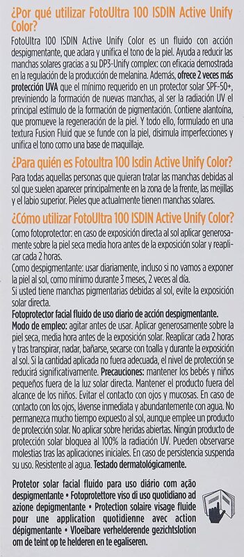 Isdin Foto Ultra 100 Active Unify Fusion Fluid Color, 50ml