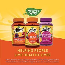 Nature's Way Alive B-Complex Dietary Supplement, 60 Gummies